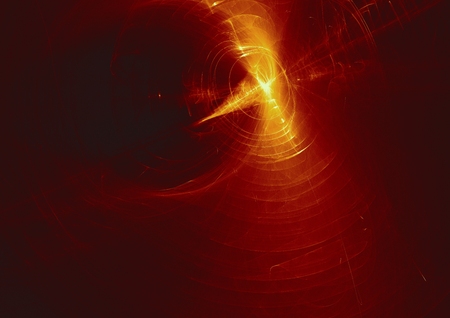 abstract glowing digital fractal light design background.の写真素材