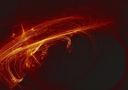 abstract glowing digital fractal light design backgroundの写真素材