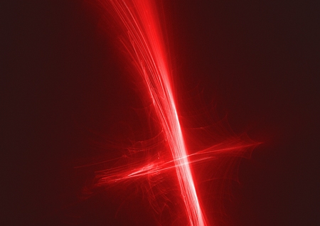 abstract glowing digital fractal light design backgroundの写真素材