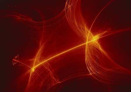 abstract glowing digital fractal light design backgroundの写真素材