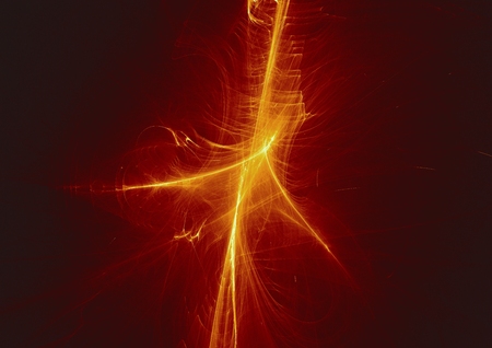 abstract glowing digital fractal light design backgroundの写真素材