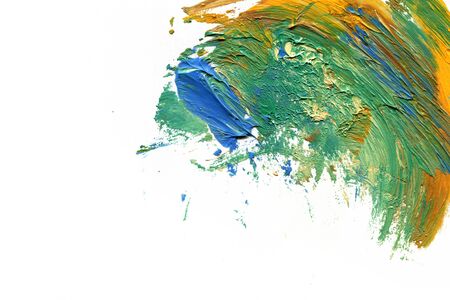 Abstract oil stroke design on paper in high resolution.の写真素材