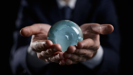 a person helping others or making a positive impact in their communityの写真素材