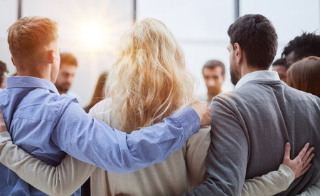 Business people, group diversity and communication together for teamworkの写真素材