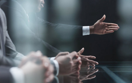 Group business people in a meeting at officeの写真素材