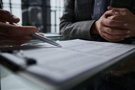completing a business company personal information checklist form.