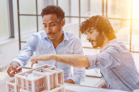 Corporate Collaboration: Professional Teamwork in Office Meetingの写真素材