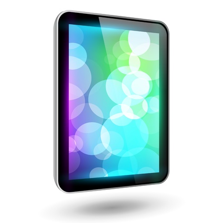 Fictitious touch tablet 6, vertical variantのイラスト素材