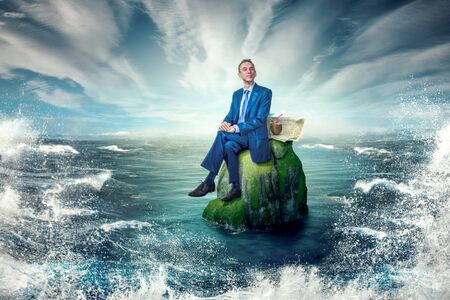 Concept recreation.Calm no matter what.の写真素材