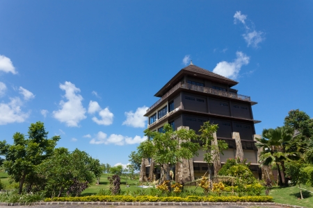 Golf clubhouse building in Bali, Indonesiaのeditorial素材
