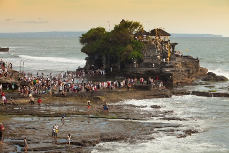 tanah lotの写真素材
