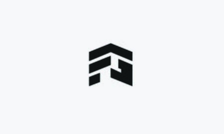 FG or GF F G abstract monogram vector templateのイラスト素材