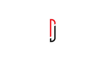 jd or dj abstract monogram vector logo templateのイラスト素材