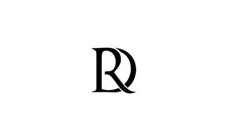 rd or dr abstract monogram vector logo templateのイラスト素材