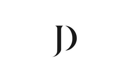 jd or dj abstract monogram vector logo templateのイラスト素材