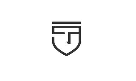 g or guard or t abstract monogram vector letter fashion sports templateのイラスト素材