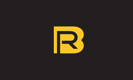 RB OR BR abstract monogram vector letter mark brand fashion sports logo templateのイラスト素材