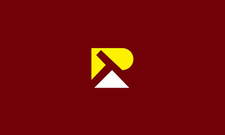tr or rt abstract monogram vector letter mark brand fashion sports logo templateのイラスト素材