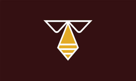 w or face or tie abstract monogram vector letter mark logo templateのイラスト素材