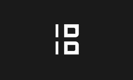 bh or hb abstract monogram vector letter mark brand fashion sports logo templateのイラスト素材