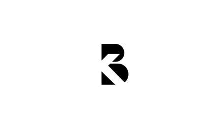 bk or kb abstract monogram vector letter mark brand fashion sports logo templateのイラスト素材