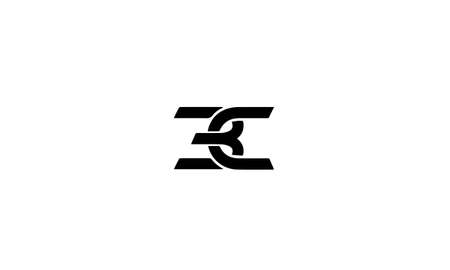 cb or bc abstract monogram vector letter mark brand fashion sports logo templateのイラスト素材