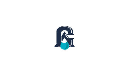 ca or ac abstract monogram vector letter mark brand fashion sports logo templateのイラスト素材