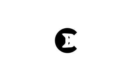 c or cat abstract monogram vector letter mark brand fashion sports logo templateのイラスト素材