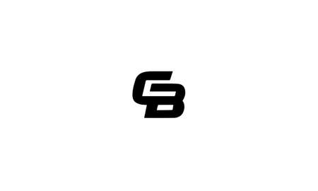 cb or bc abstract monogram vector letter mark brand fashion sports logo templateのイラスト素材