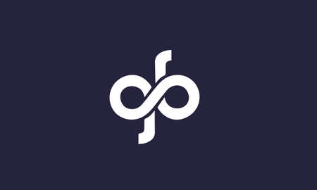 gb or bg abstract monogram vector letter mark brand fashion sports logo templateのイラスト素材
