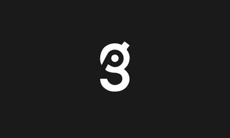 gp or pg abstract monogram vector letter mark brand fashion sports logo templateのイラスト素材