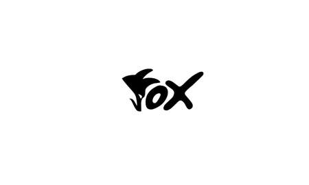 f or fox abstract monogram vector letter mark brand fashion sports logo templateのイラスト素材