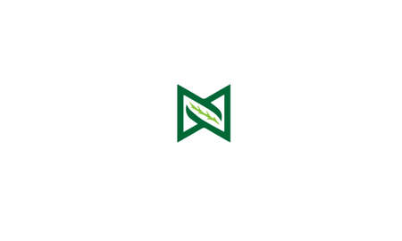 n abstract monogram vector letter mark brand fashion sports logo templateのイラスト素材