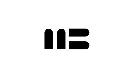 mb or bm abstract monogram vector letter mark brand fashion sports logo templateのイラスト素材