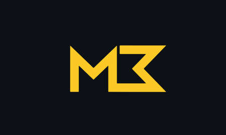 mb or bm abstract monogram vector letter mark brand fashion sports logo templateのイラスト素材