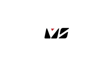 sm or ms abstract monogram vector letter mark brand fashion sports logo templateのイラスト素材