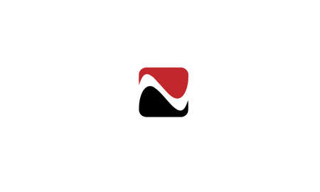 n abstract monogram vector letter mark brand fashion sports logo templateのイラスト素材