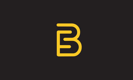 fb or bf abstract monogram vector letter mark brand fashion sports logo templateのイラスト素材