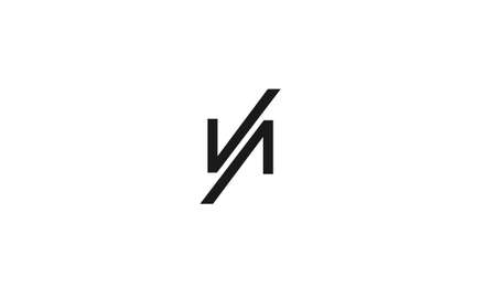 va or av abstract monogram vector letter mark brand fashion sports logo templateのイラスト素材