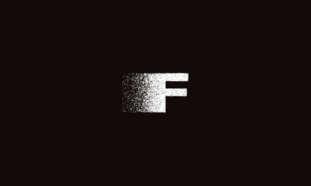 f abstract monogram vector letter mark brand fashion sports logo templateのイラスト素材