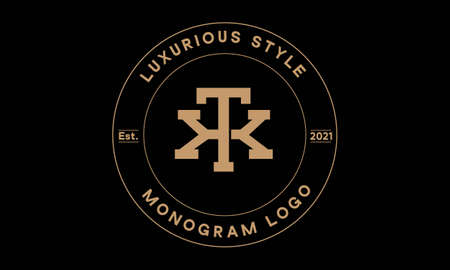 tx or xt monogram abstract emblem vector logo templateのイラスト素材