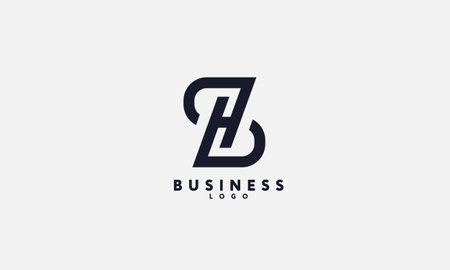 SH or HS abstract monogram vector logo templateのイラスト素材