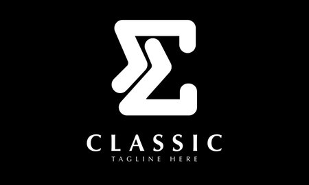 Z Letter Logo Design with Black and White Colors. Modern and Clean Design.のイラスト素材
