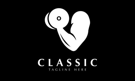 Fitness and Gym Logo Design Vector. Fitness and Gym Logo Designのイラスト素材