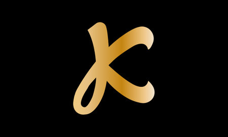 Initial Letter K Logo Design Vector Template. Graphic Alphabet Symbol for Corporate Business Identityのイラスト素材