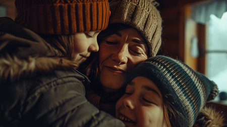 Group of Women Sitting Together on Couch Sharing Conversation and Laughterの素材