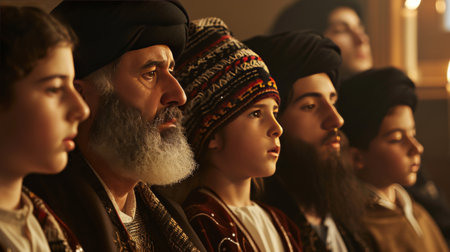 Group of People Standing Together in a Gatheringの素材