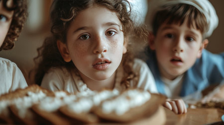 Group of Children Standing Together in Friendshipの素材