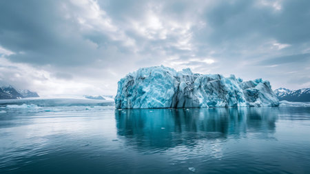 Majestic Iceberg on Calm Waterの素材