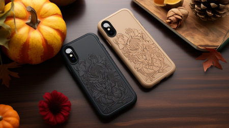 Phone Case on Tableの素材